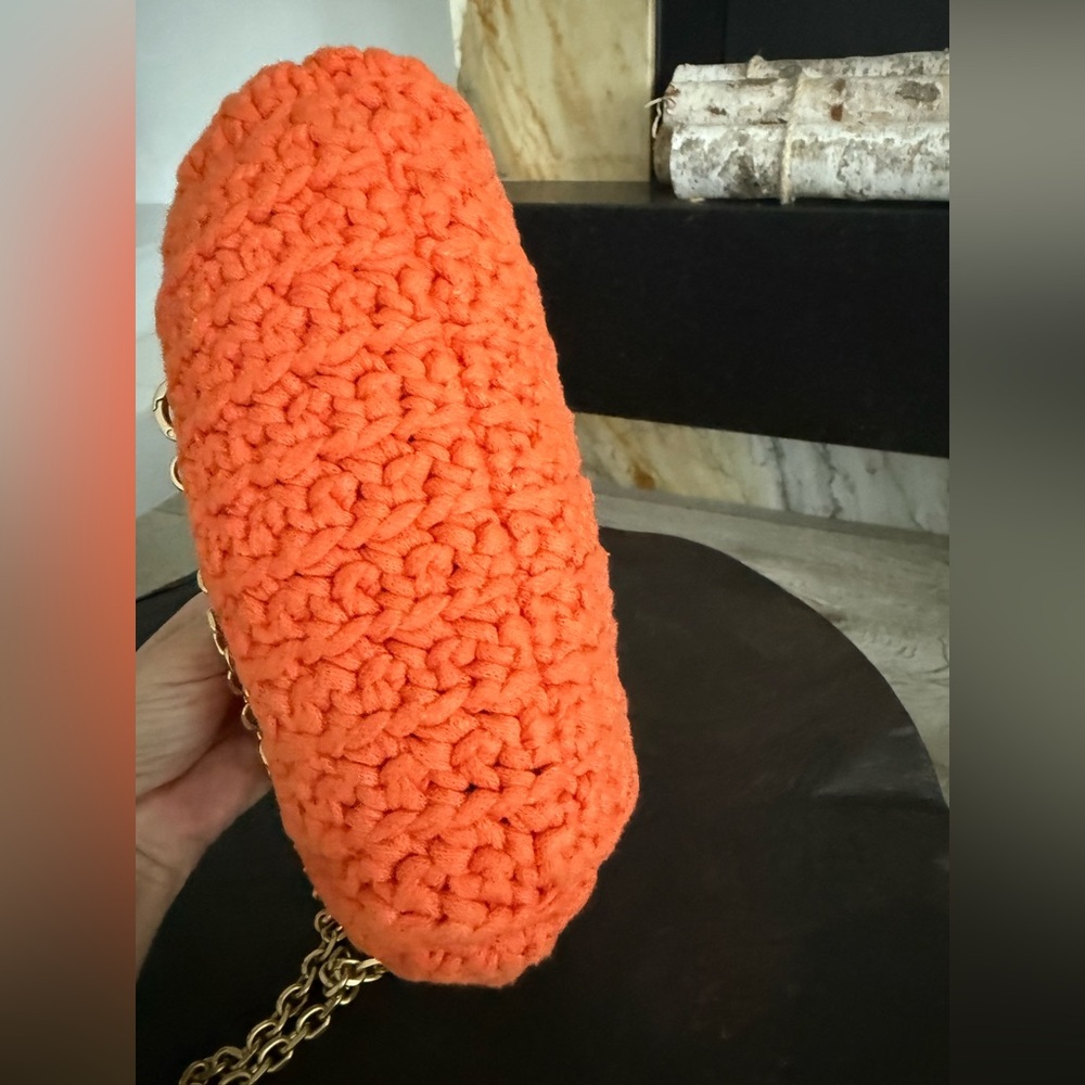 Kooreloo Orange Knitted Handbag - image 6